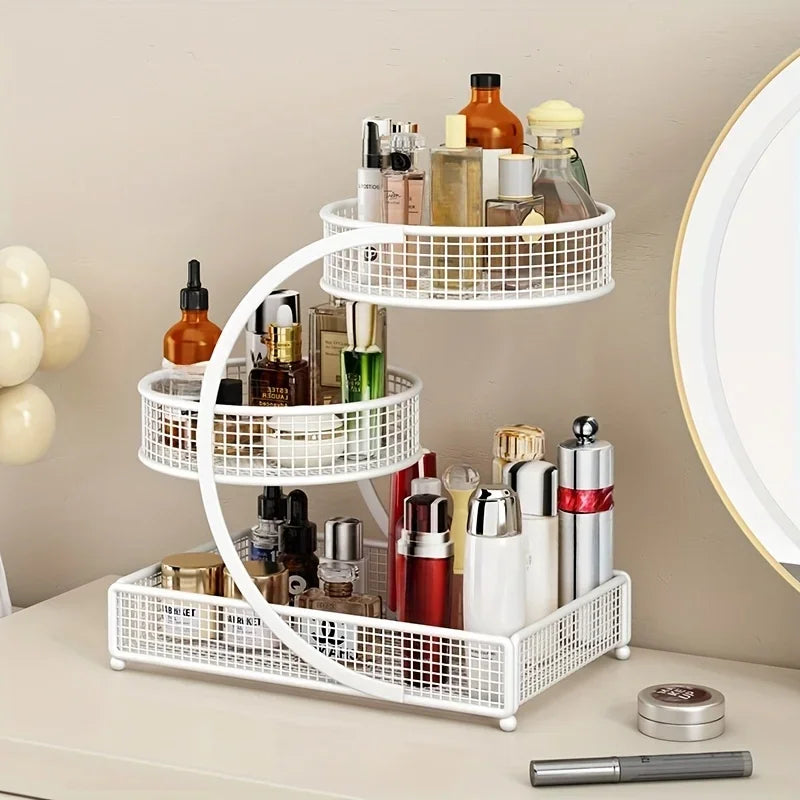 Estante organizador de maquillaje cosmético